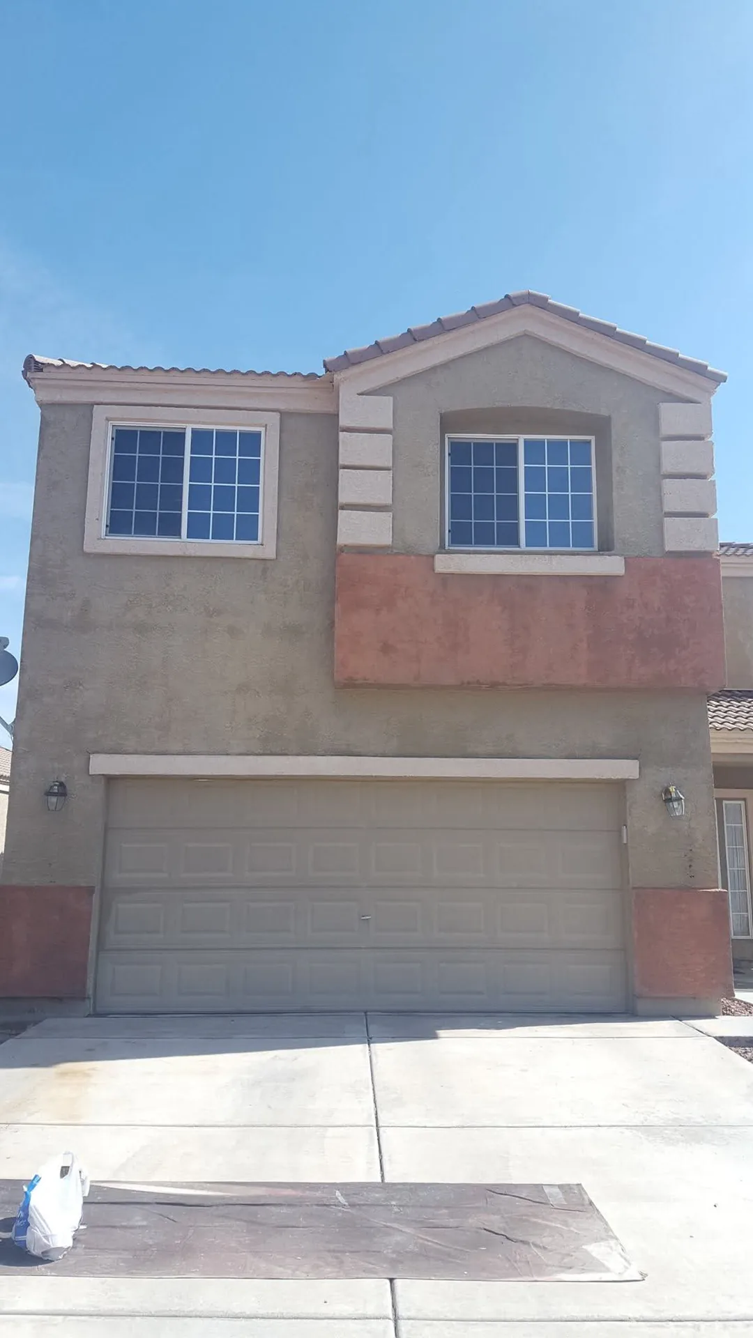 Home exterior before painting by A Quality Handyman in Albuquerque, NM