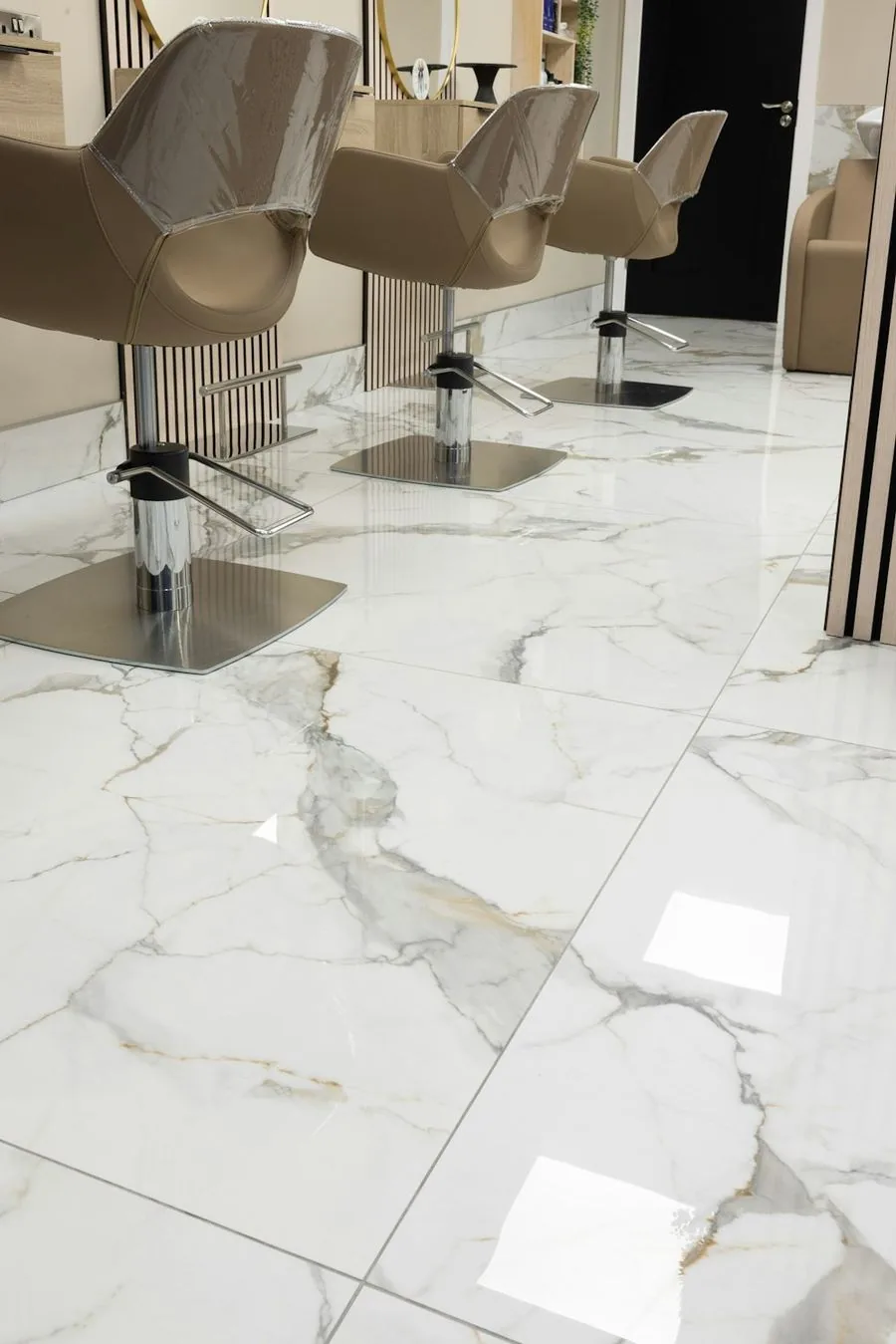 Polished Tile Flooring — Flooring Installation by A Quality Handyman in Albuquerque, NM