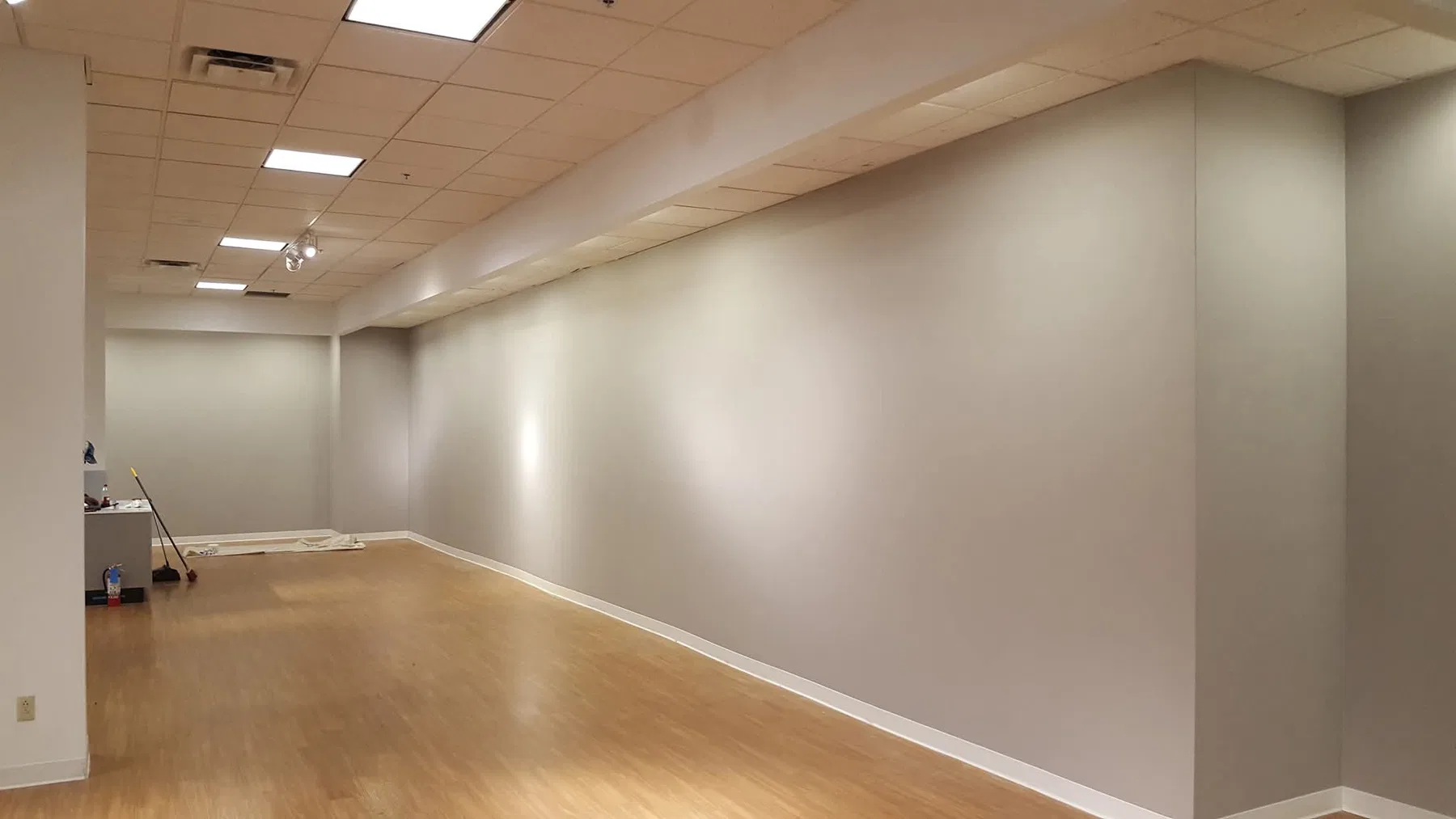 Retail space buildout and finish work