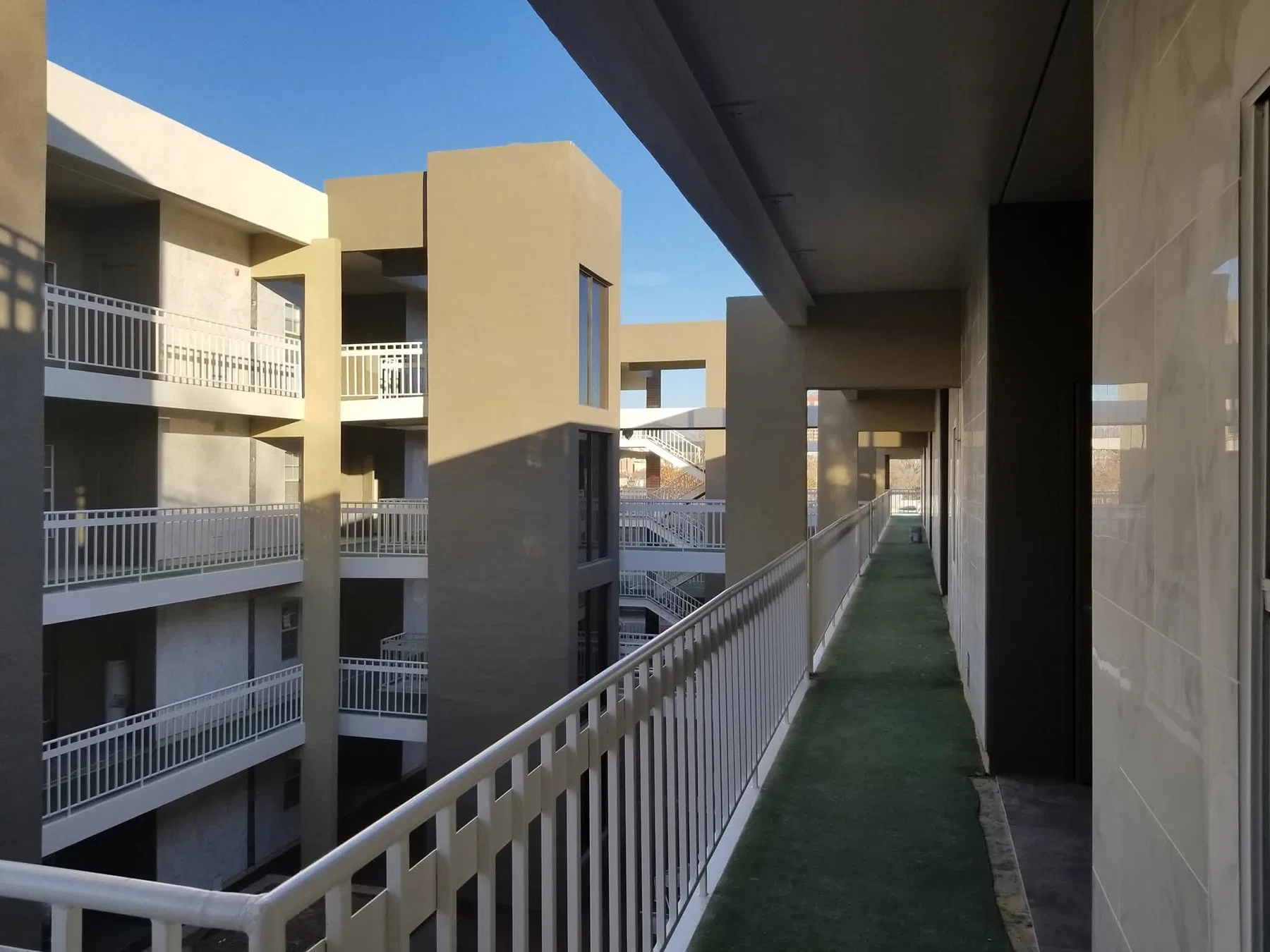 Commercial property exterior repair and paint