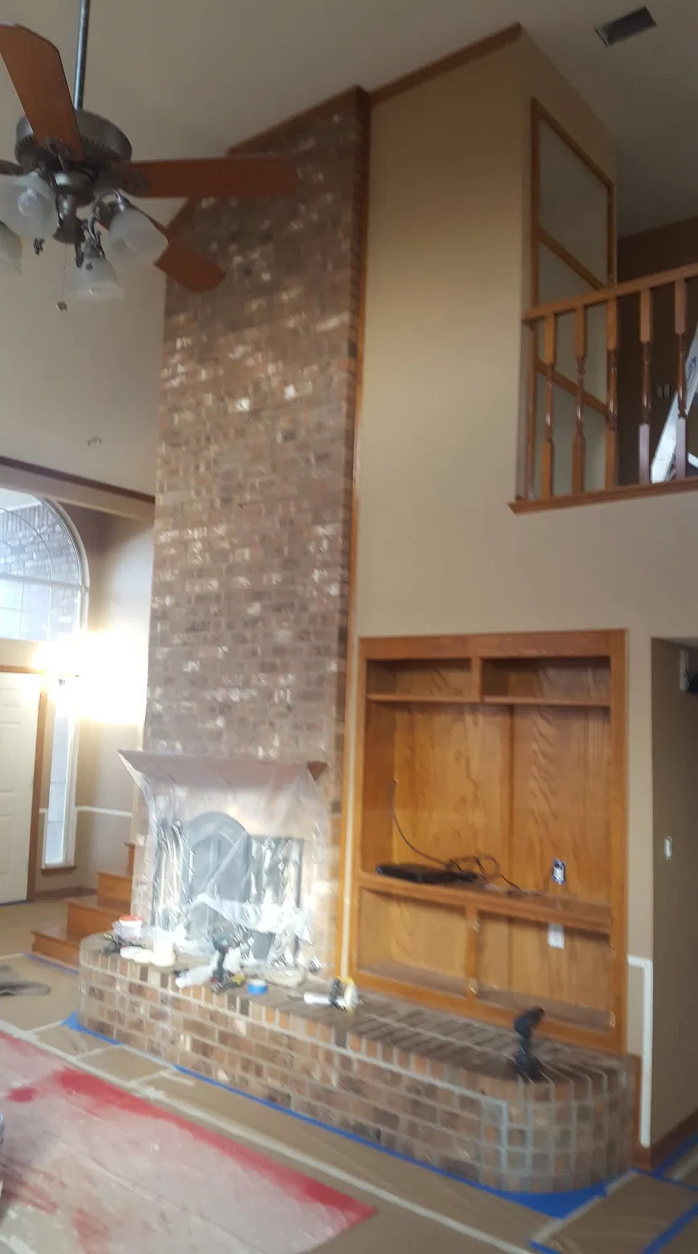 Remodeled interior with fresh paint