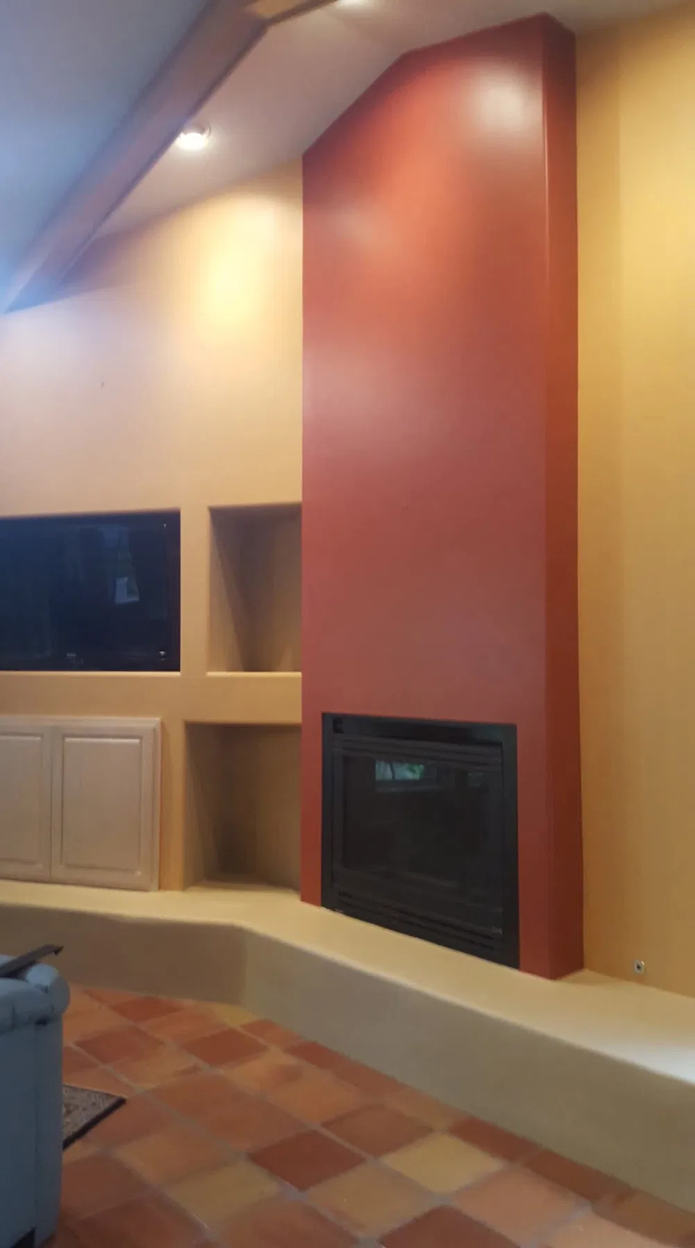 Interior repaint and remodel in an Albuquerque home
