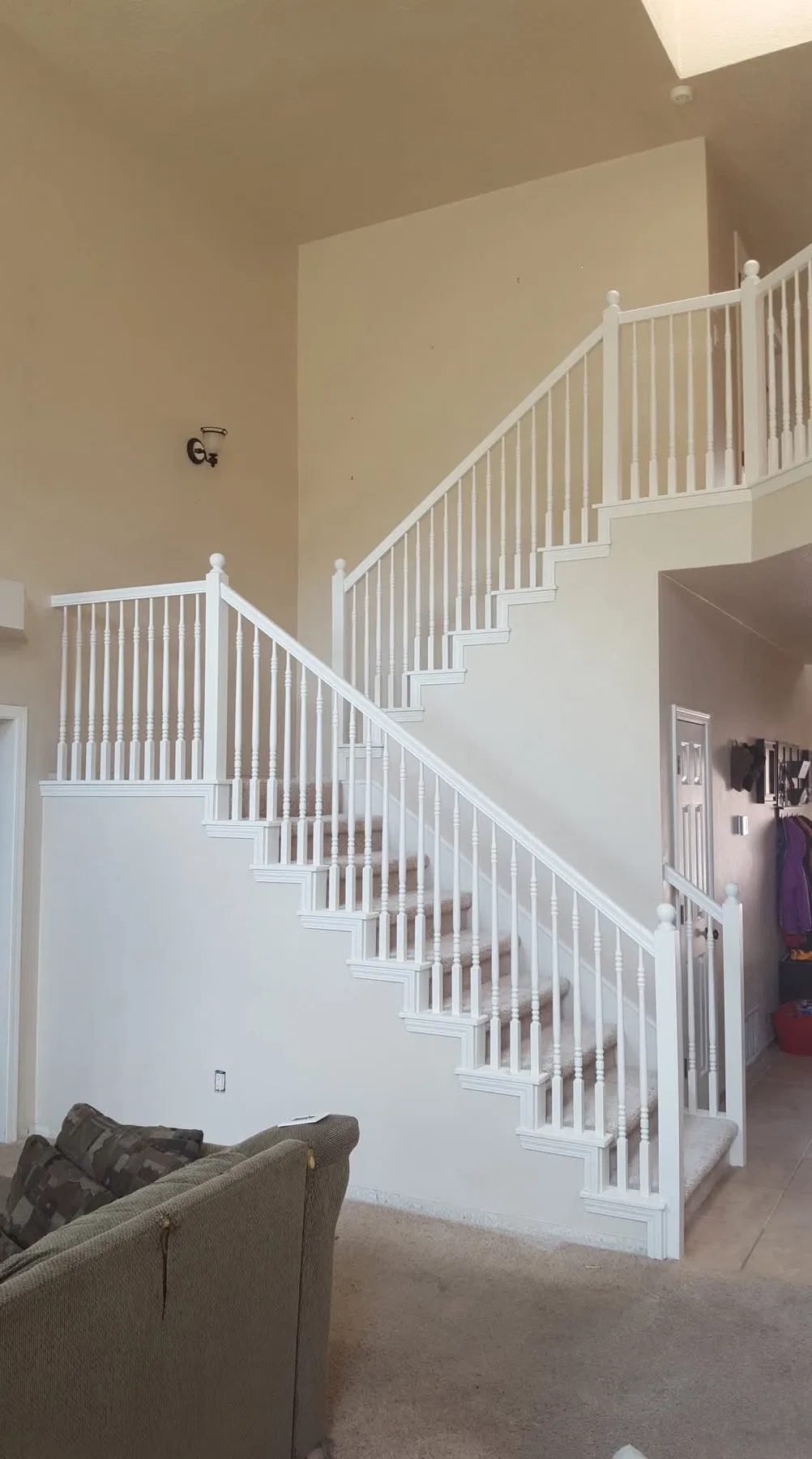 Interior wall repair and repaint
